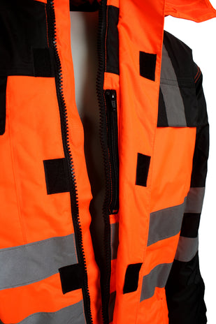 Lyngsoe LR5033 Hi-Vis Quilted Winter Coverall EN ISO 20471 Class 3