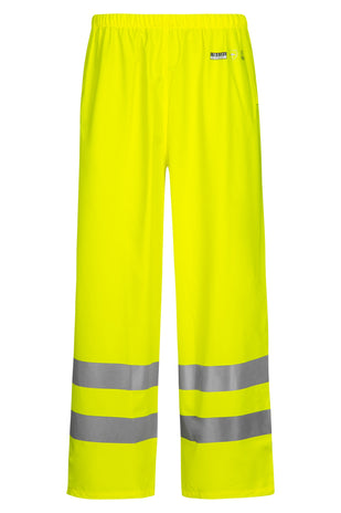 Lyngsoe LR52 Hi-Vis PU Rain Trousers EN ISO 20471 Class 2