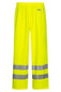Lyngsoe LR52 Hi-Vis PU Rain Trousers EN ISO 20471 Class 2