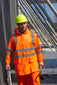 Lyngsoe LR55 Hi-Vis PU Rain Jacket EN ISO 20471 Class 3