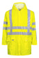 Lyngsoe LR55 Hi-Vis PU Rain Jacket EN ISO 20471 Class 3