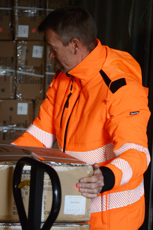 Lyngsoe LR5557 Hi-Vis Stretch Jacket EN ISO 20471 Class 3