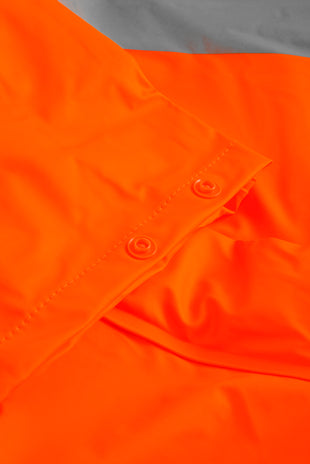 Lyngsoe LR57 Hi-Vis PU Rain Coverall EN ISO 20471 Class 3