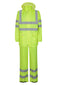 Lyngsoe LR60552 Hi-Vis Rain Suit Jacket and Trousers EN ISO 20471 Class 3