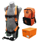 ARESTA AK-M03AA MEWP Kit, Black and Orange Harness, 2m Lanyard, Backpack - AK-M03AA-BO