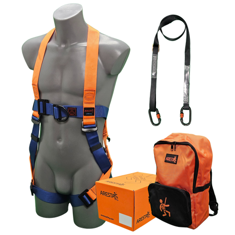 ARESTA MEWP Kit 4S, Double Point Harness, 2m Adjustable Lanyard - AK-M04S