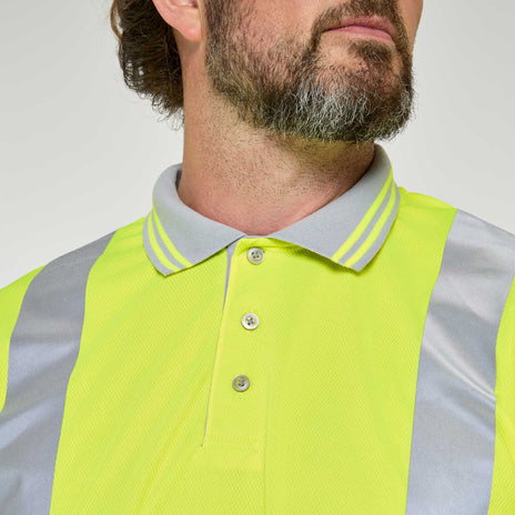 Pulsar PROTECT Hi-Vis Short Sleeve Polo Shirt (PR176-R / P175-R)