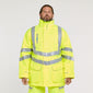Pulsar PROTECT Hi-Vis Padded Storm Coat (PR502-R / P187-R)