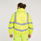 Pulsar PROTECT Hi-Vis Padded Bomber Jacket (PR496-R / P191-R)