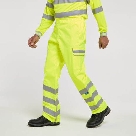 Pulsar PROTECT Hi-Vis Waterproof Overtrousers (PR503-R / P206-R)