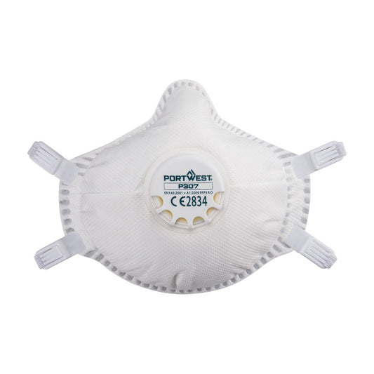 Portwest P307 FFP3 Ultimate Reusable Compact Respirator (Pack of 5) - White