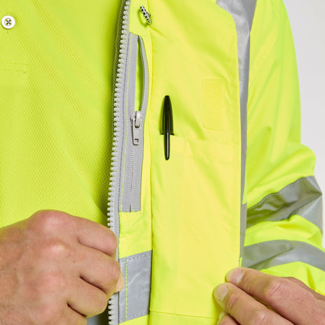Pulsar PROTECT Hi-Vis Mesh Lined Bomber Jacket (PR515-R / P533-R)