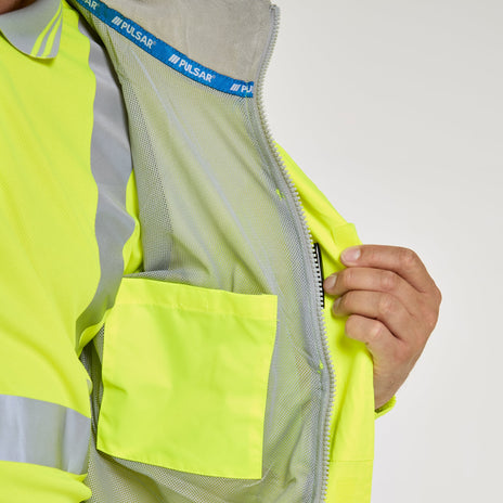 Pulsar PROTECT Hi-Vis Mesh Lined Bomber Jacket (PR515-R / P533-R)