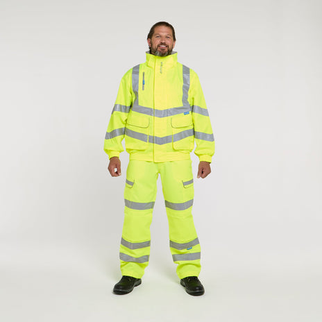 Pulsar PROTECT Hi-Vis Mesh Lined Bomber Jacket (PR515-R / P533-R)