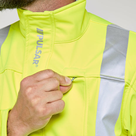 Pulsar PROTECT Hi-Vis Softshell Jacket (PR535-R / P534-R)