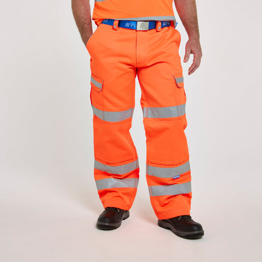Pulsar PROTECT Hi-Vis Combat Trousers (PR336 / P346) - Orange