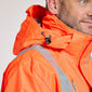 Pulsar PROTECT Hi-Vis Mesh Lined Storm Coat (PR499-R / P421-R)