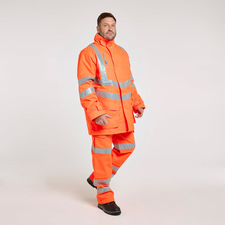 Pulsar PROTECT Hi-Vis Padded Storm Coat (PR502-R / P187-R)