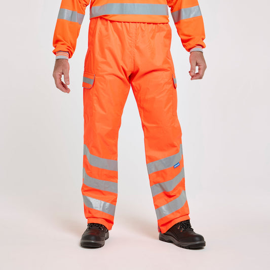 Pulsar PROTECT Hi-Vis Waterproof Overtrousers (PR503-R / P206-R) - Orange