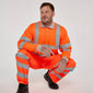 Pulsar PROTECT Hi-Vis Waterproof Overtrousers (PR503-R / P206-R)