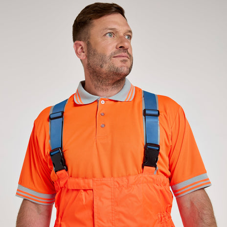 Pulsar PROTECT Hi-Vis Salopettes (PR504-R / P521-R)