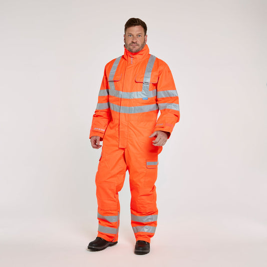 Pulsar PROTECT Hi-Vis Mesh Lined Coverall (PR505-R / P522-R) - Orange