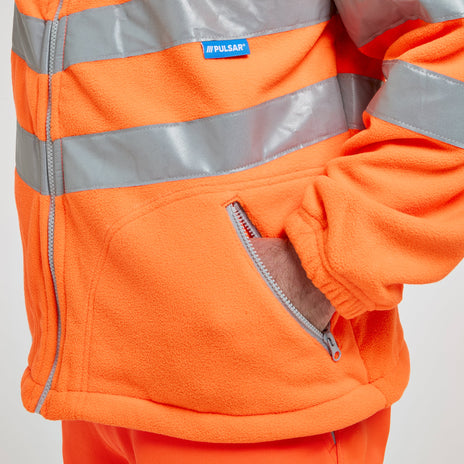 Pulsar PROTECT Hi-Vis Interactive Polar Fleece Jacket (PR508-R / P507-R)
