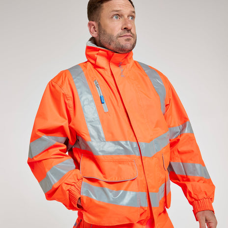 Pulsar PROTECT Hi-Vis Mesh Lined Bomber Jacket (PR515-R / P533-R)