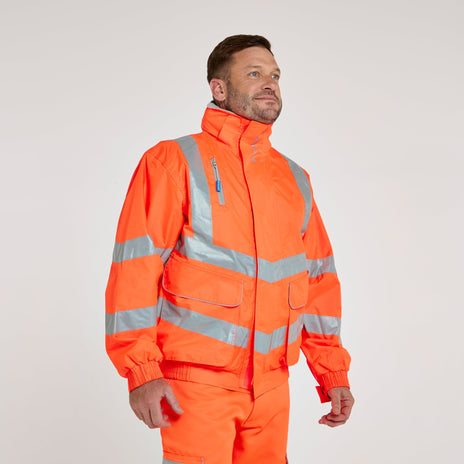 Pulsar PROTECT Hi-Vis Mesh Lined Bomber Jacket (PR515-R / P533-R)