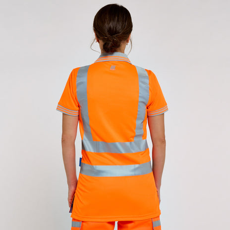 Pulsar PROTECT Hi-Vis Women's Short Sleeve Polo Shirt (PR701-R)