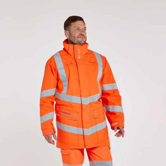 Pulsar PROTECT Hi-Vis Electric ARC Waterproof Storm Coat (PRARC09)