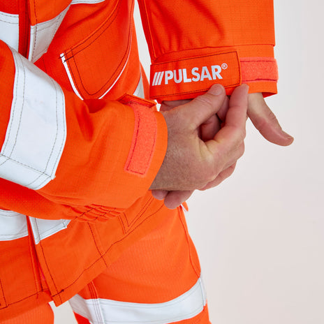 Pulsar PROTECT Hi-Vis Electric ARC Waterproof Storm Coat (PRARC09)