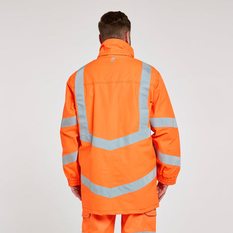 Pulsar PROTECT Hi-Vis Electric ARC Waterproof Storm Coat (PRARC09)