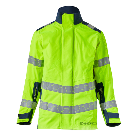 ProGARM WJ250F Ladies GORE-TEX PYRAD Hi-Vis Yellow Stretch Waterproof Arc Jacket 30 cal/cm² APC 2