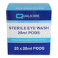 Eye Wash Pods Sterile 20ml Box Of 25