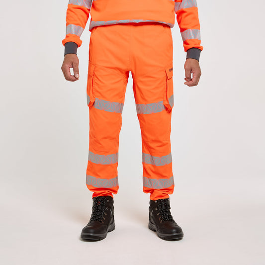 Pulsar REACT Hi-Vis Work Pant (RCT809 / RCT808) - Orange