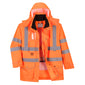 Portwest Hi-Vis Breathable 7-in-1 Traffic Jacket