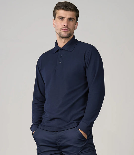 ProRTX Pro Long Sleeve Piqué Polo Shirt (RX102) - Navy
