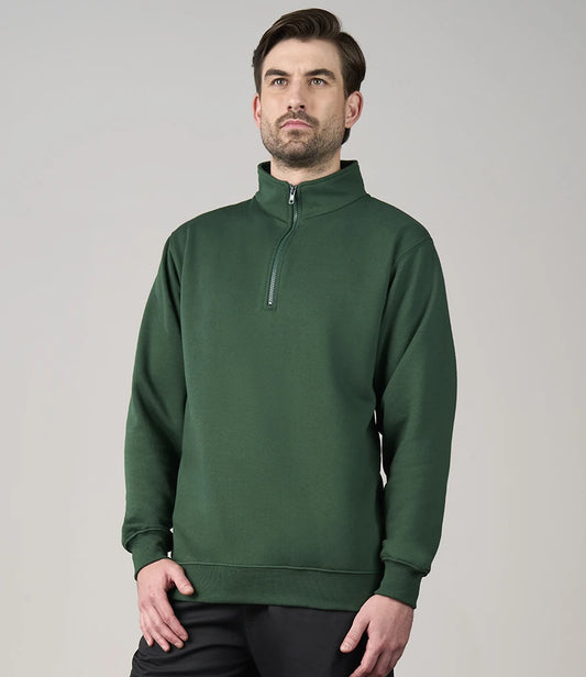ProRTX Pro 1/4 Neck Zip Sweatshirt (RX305) - Bottle Green