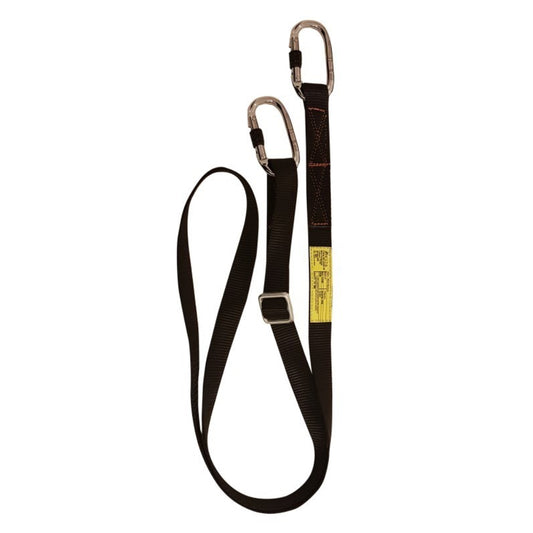 ARESTA Adjustable Webbing Restraint Lanyard with Carabiners, EN 358 - AR-02404