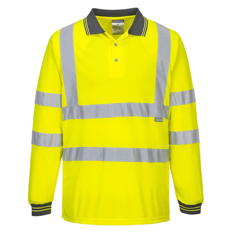 Portwest S277 Hi-Vis Long Sleeve Polo Shirt