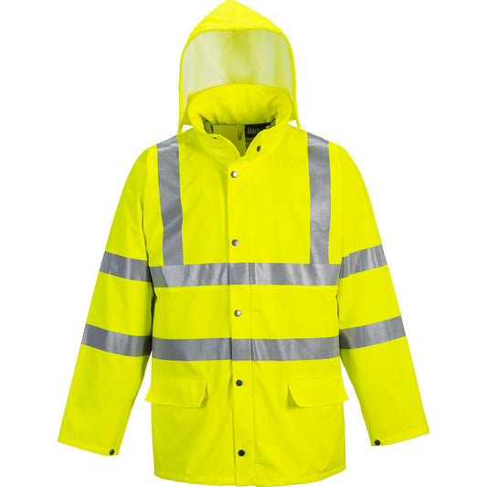 Portwest Sealtex Ultra Hi-Vis Rain Jacket - Yellow