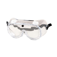 SFT2816 clear indirect vent safety goggles with elastic head strap