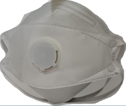 WLM2015V FFP3 valved fold flat dust mask with exhalation valve