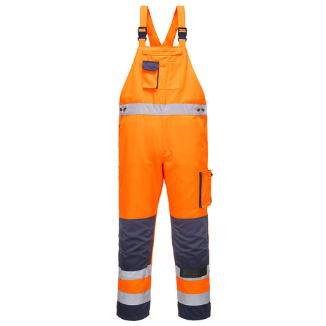 Portwest Dijon Hi-Vis Contrast Work Bib and Brace