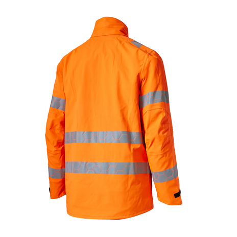 ProGARM WJ240F Ladies GORE-TEX PYRAD Hi-Vis Orange Stretch Waterproof Arc Jacket 30 cal/cm² APC 2