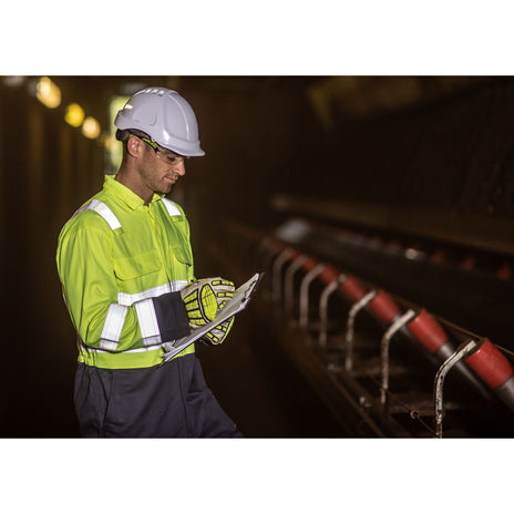 Portwest BIZ7 Hi-Vis Anti-Static Bizflame Pro Coverall