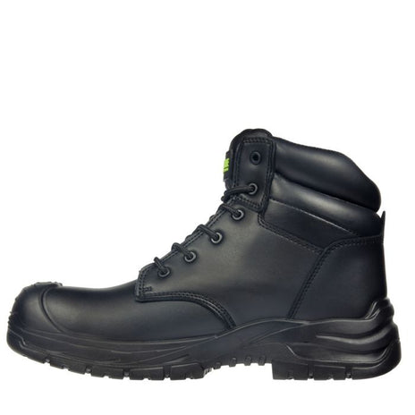 Apache Edmonton Recycled Leather Safety Boot Black S7 Rated