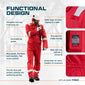 Portwest FR50 Bizflame Plus FR/AS Coverall