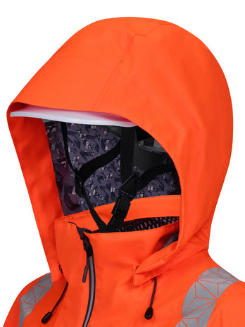 Pulsar REACT Waterproof Orange Shell Jacket (RCT801)
